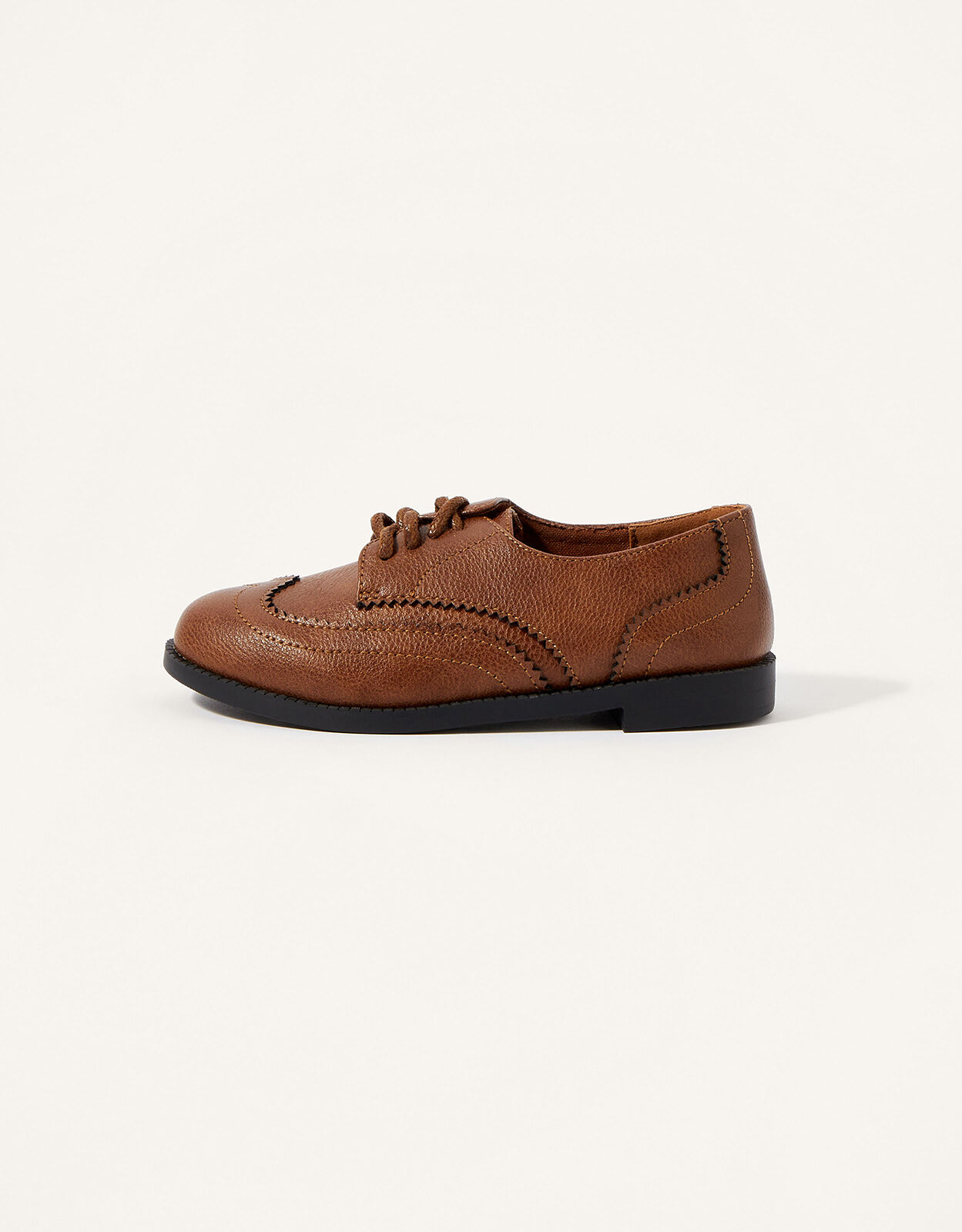 Boys Brogue Shoes Brown