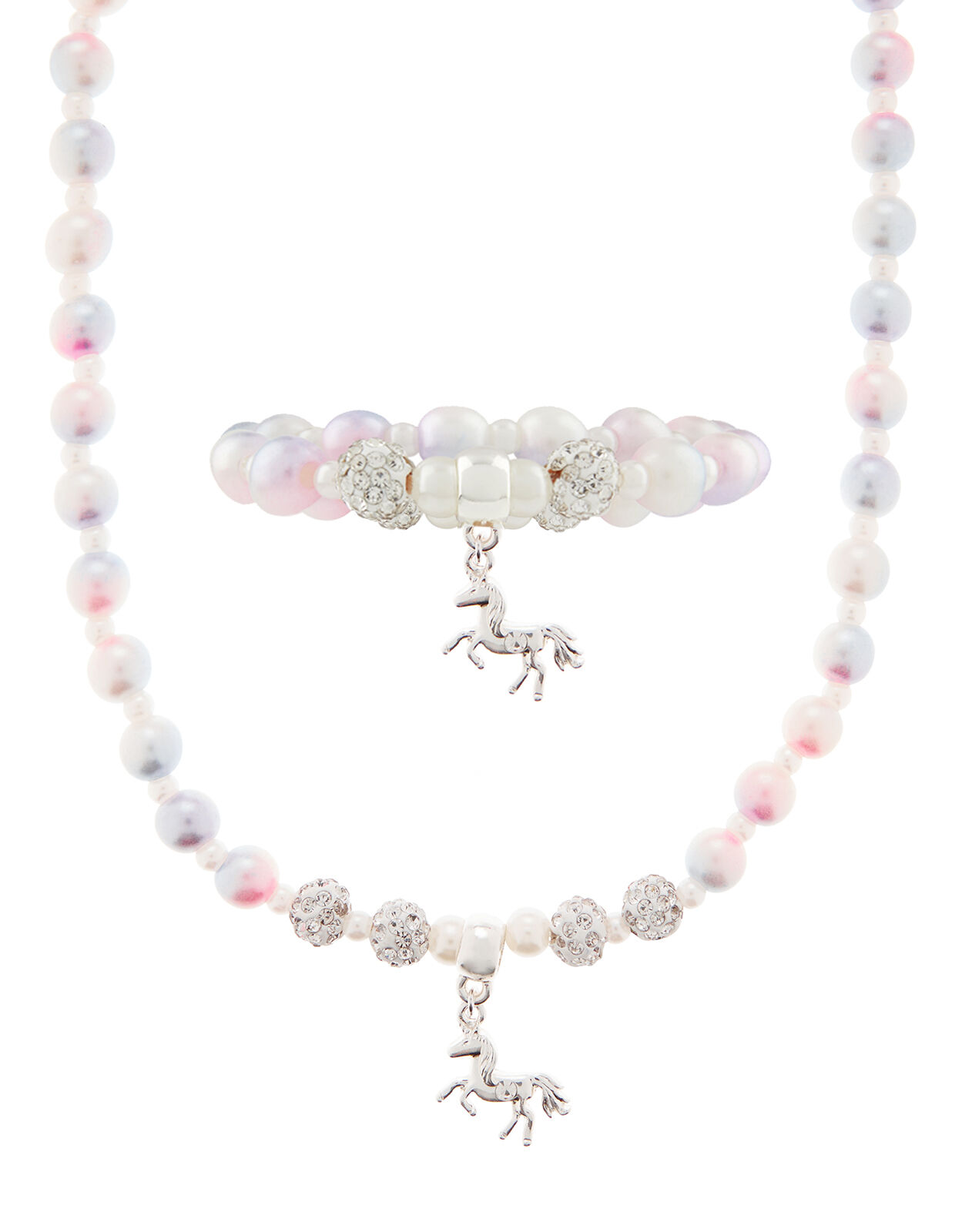 Unicorn pearl necklace deals