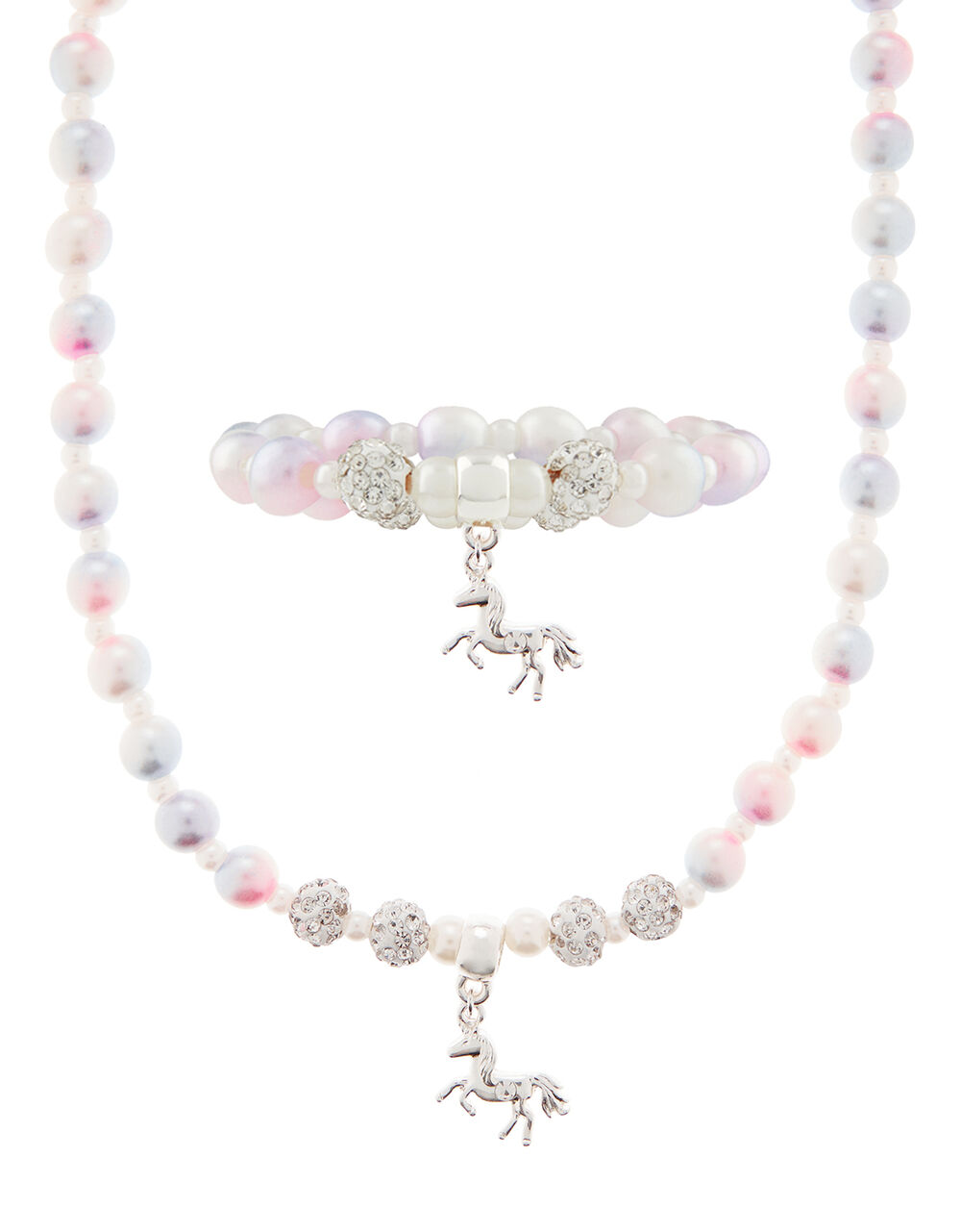Unicorn pearl necklace clearance