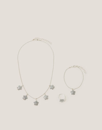 Glitter Star Jewellery Set, , large