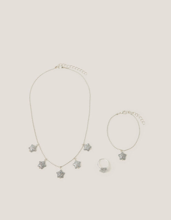 Glitter Star Jewellery Set, , large
