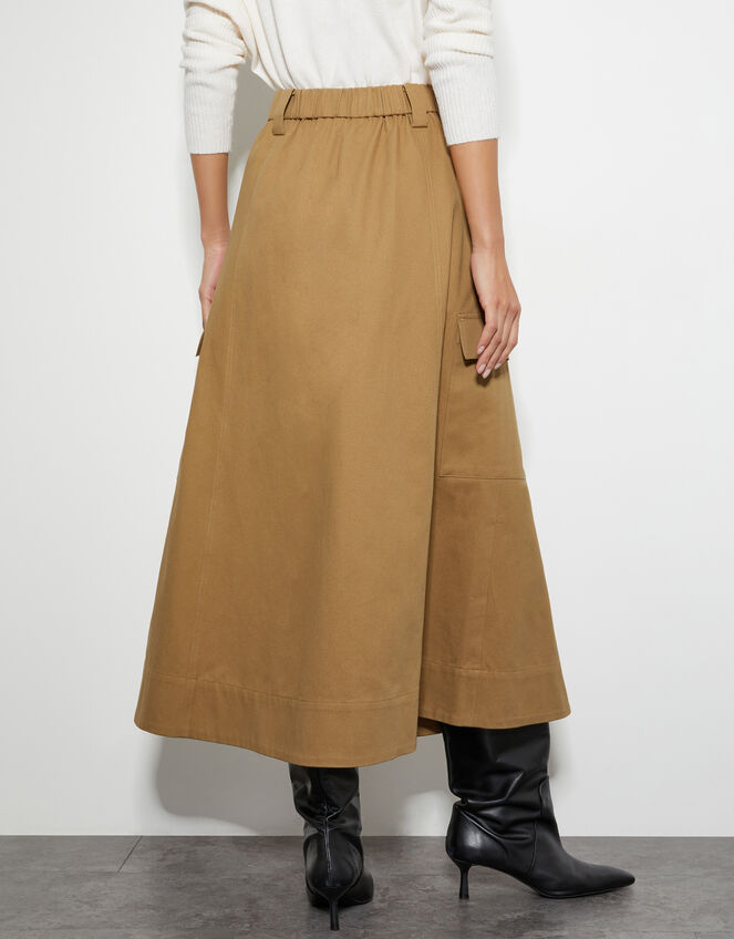 Hanna Cargo Maxi Skirt, Natural (NATURAL), large