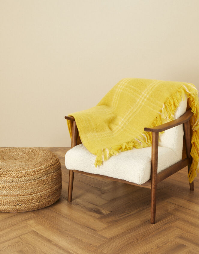 Check Blanket Throw in Recycled Polyester, , large