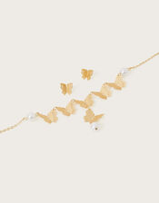 Chrysalis Trellis Necklace and Earring Set, , large