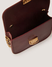 Mini Patent Satchel Bag & Hair Clips Set, , large