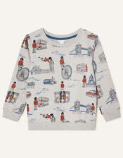Guarding London Sweatshirt, Grey (GREY), large