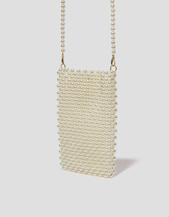 Pearl mobile phone bag.