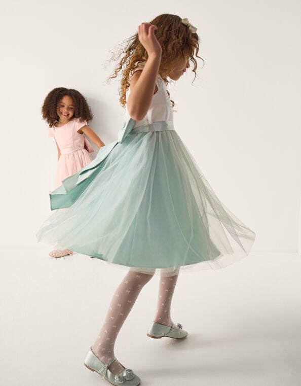 Tulle Bridesmaid Dress, Green (SAGE), large