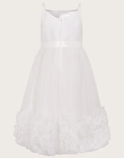 Odette Blossom 3D Dress, Ivory (IVORY), large