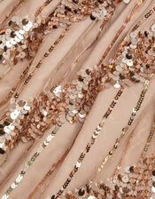 Sequin Tulle Skirt, Gold (GOLD), large