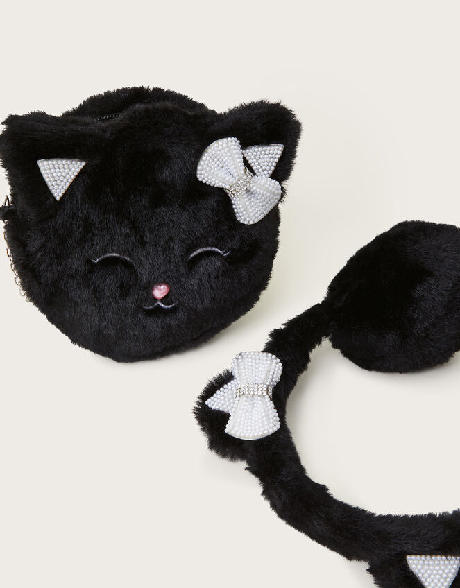 Cat Earmuffs and Bag Set, , large