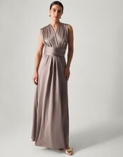 Thea Multiway Bridesmaid Dress, Mink (MINK), large