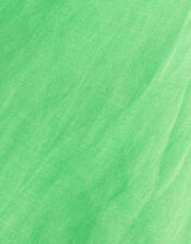 Scotch and Soda Flutter Sleeve Shirt, Green (GREEN), large