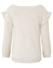Unicorn Sweatshirt Set in Organic Cotton, Camel (OATMEAL), large