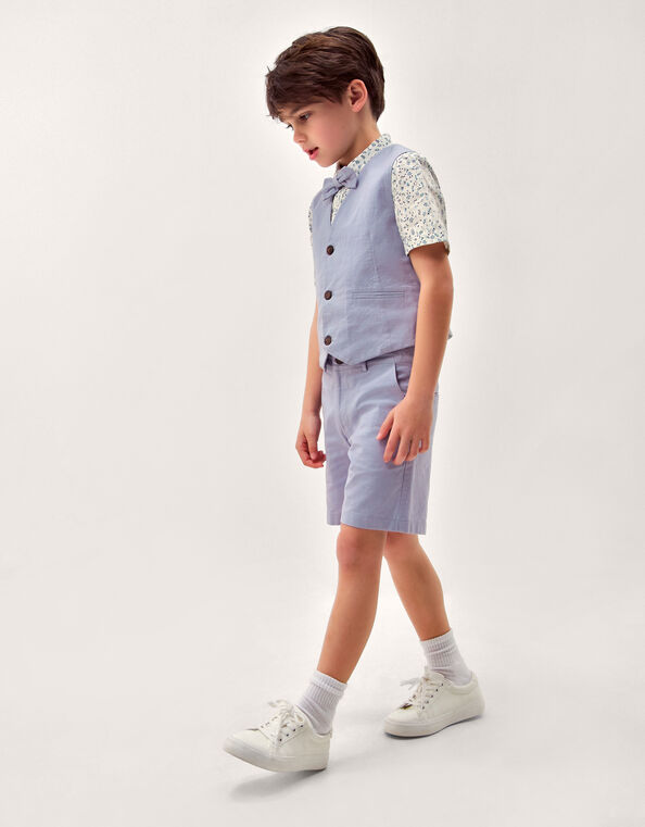 Oscar 4-Piece Short Suit, Blue (BLUE), large