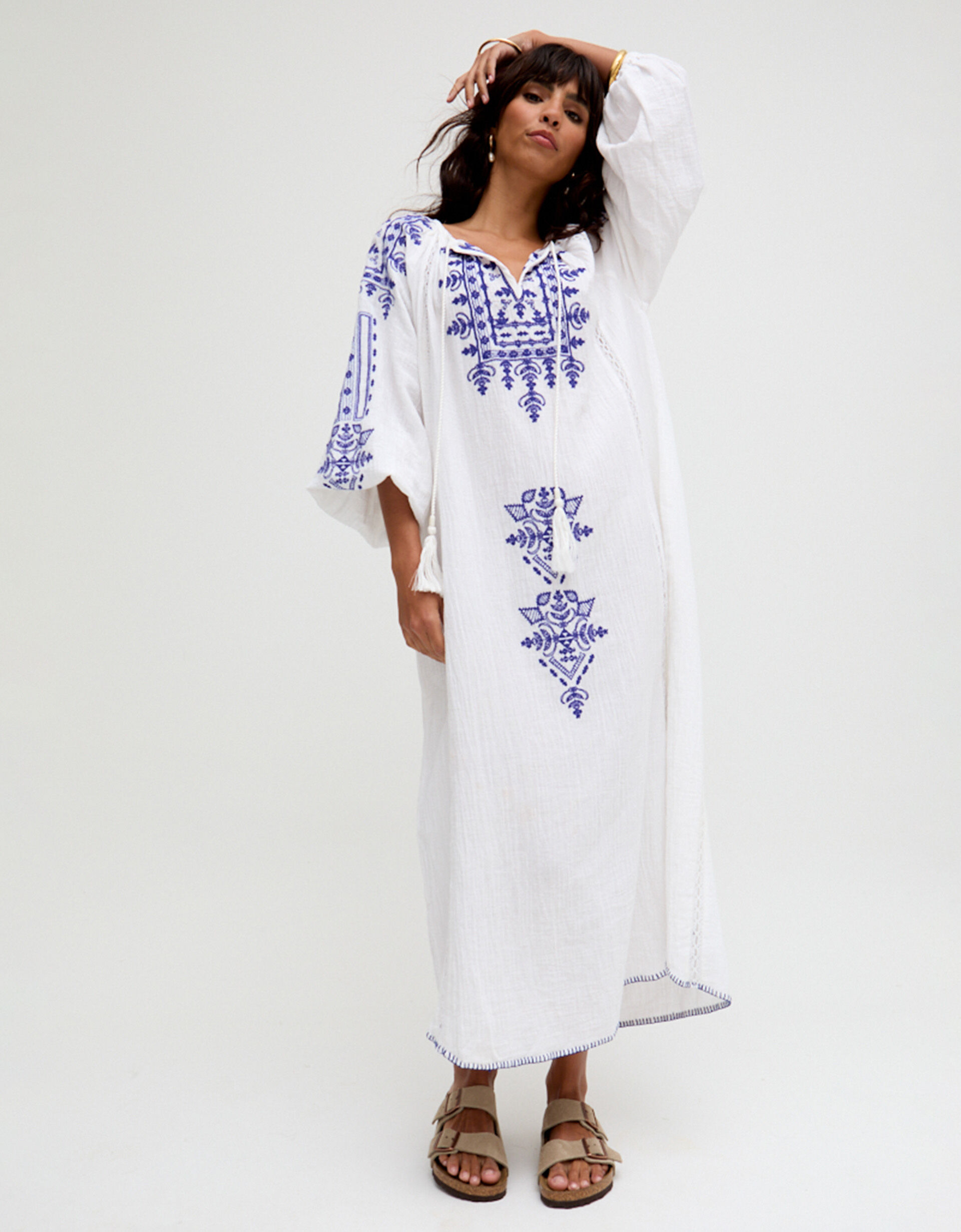 RYY Biscay Kaftan White