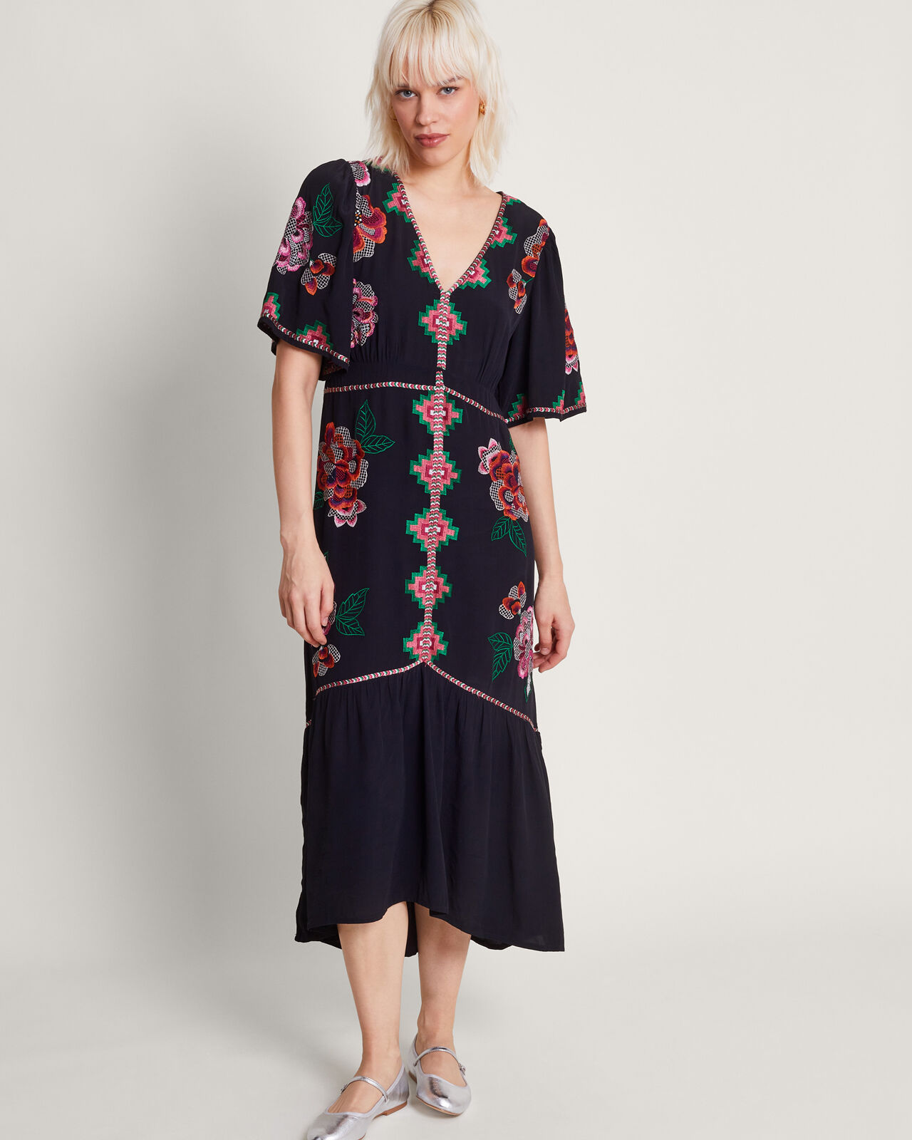 Ladies online midi dresses