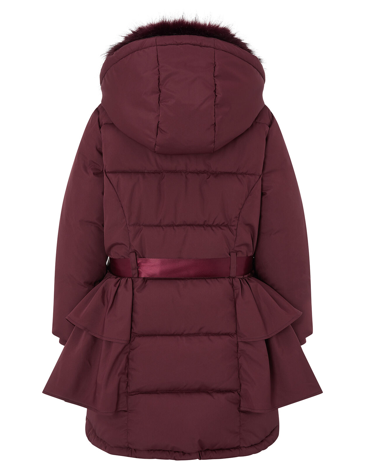 Burgundy girls coat clearance
