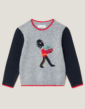 King's Guard Christmas Jumper, Grey (GREY), large