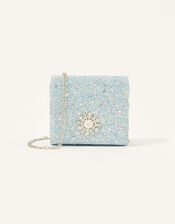 Frosted Snowflake Glitter Bag, , large
