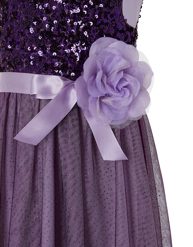 Truth Sequin Maxi Dress, Purple (PURPLE), large