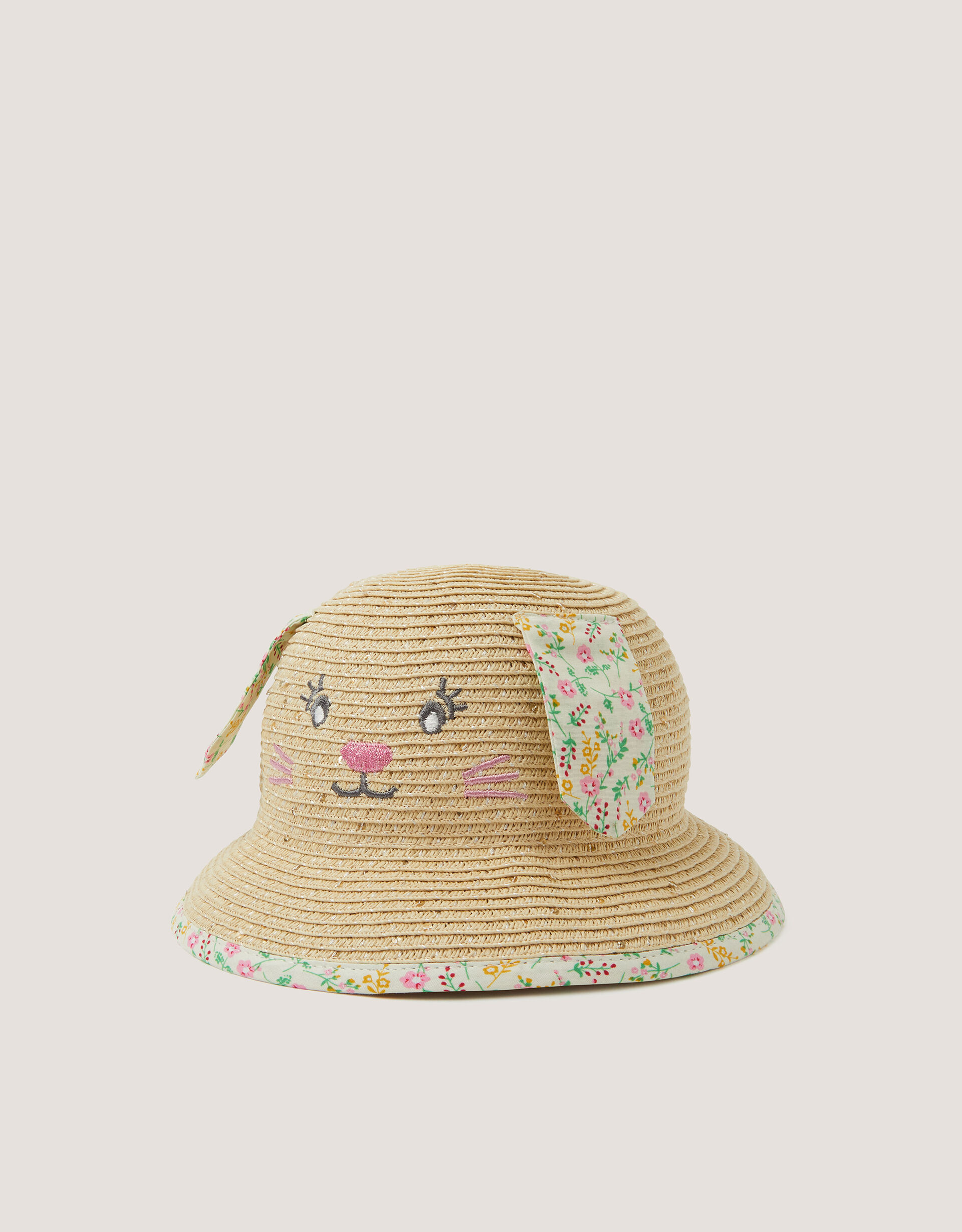 Baby Bunny Straw Sun Hat Multi