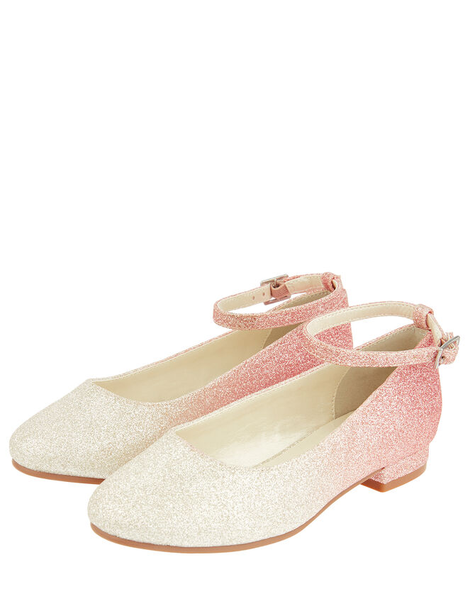Ombre Glitter Shoes, Pink (PINK), large