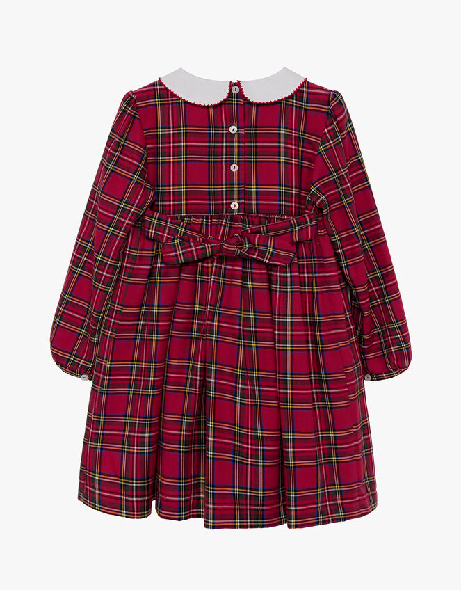 Trotters Charlotte Smocked Dress, Red (RED), large