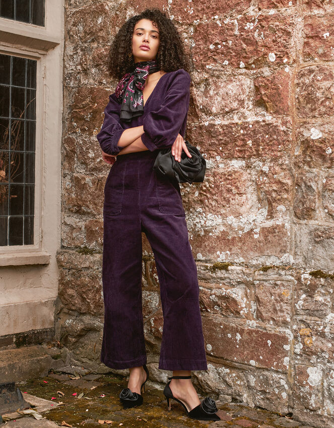Gia Cord Jumpsuit, Purple (PURPLE), large