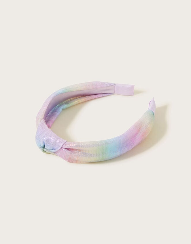 Ombre Pleated Knotted Headband , , large