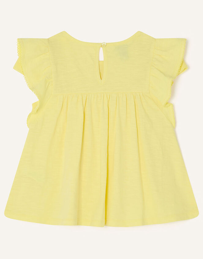 Daisy Trim Tee, Yellow (YELLOW), large