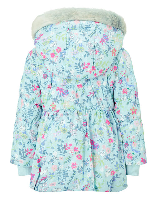 Baby Aqua Ditsy Padded Coat Blue Baby Girl Coats Jackets Monsoon Uk