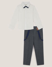 Arthur 4-Piece Smart Shirt & Trousers, Grey (GREY), large