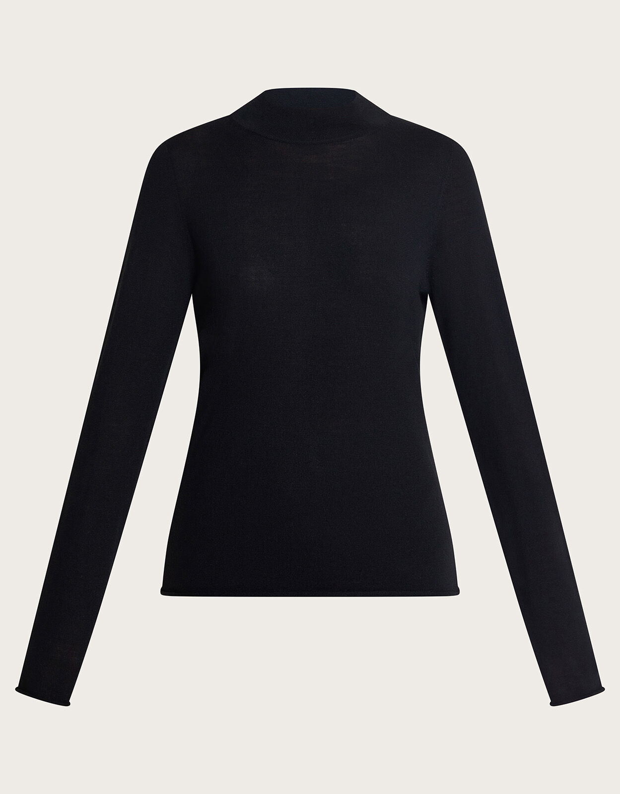 Turtleneck black on sale long sleeve