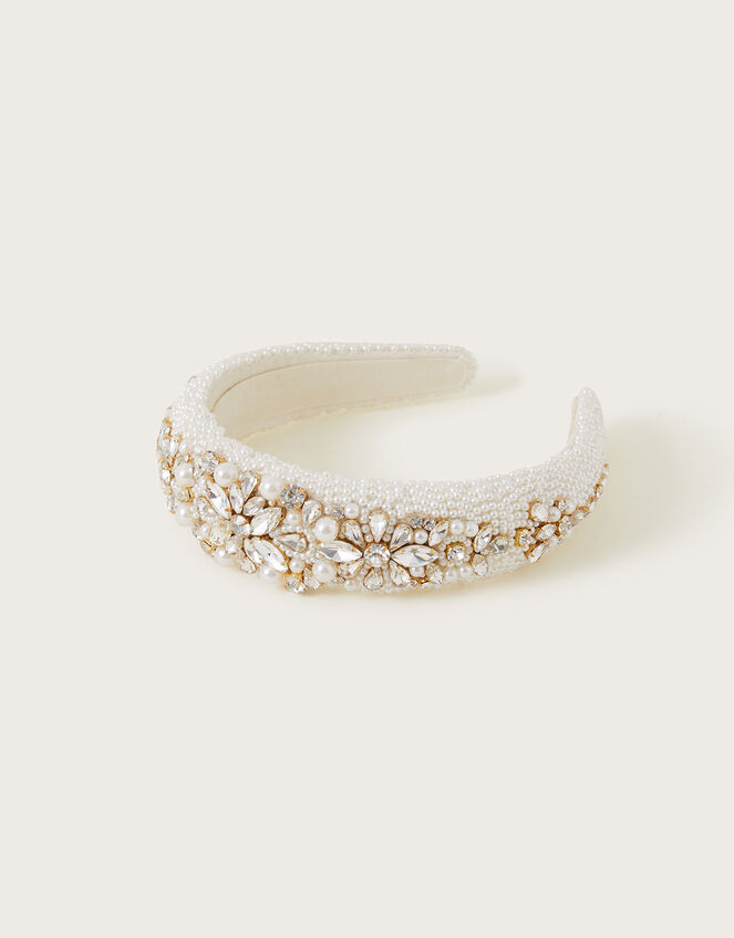 Embellished Bridal Headband, , large