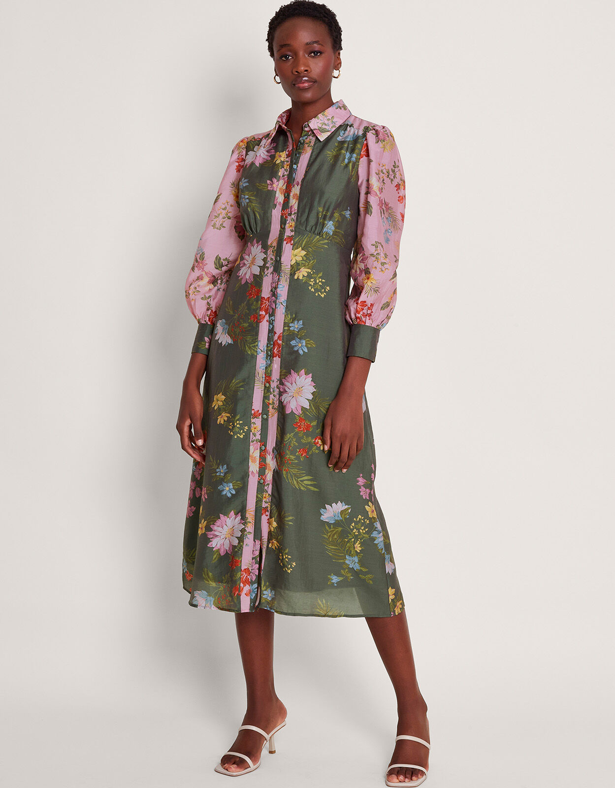 Shirt dress wedding guest sales