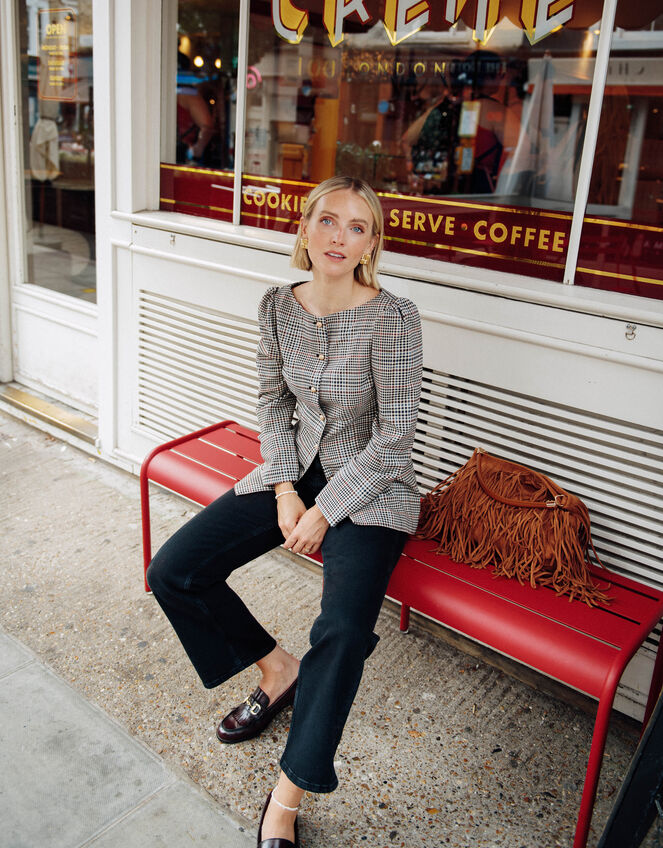 Fay Suedette Fringe Bag, , large