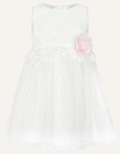 Baby Nieve Lace Bridesmaid Dress Ivory, Ivory (IVORY), large