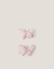 2-Pack 3D Butterfly Hair Clips, , large