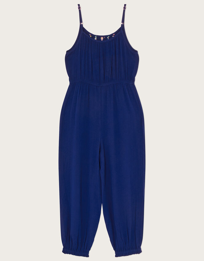 Tassel Jumpsuit, Blue (BLUE), large