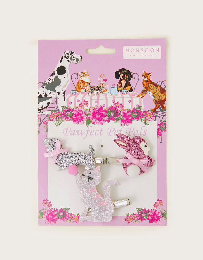 I Love My Pets Hair Clips, , large