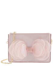 Sparkle Bow Patent Bag, , large