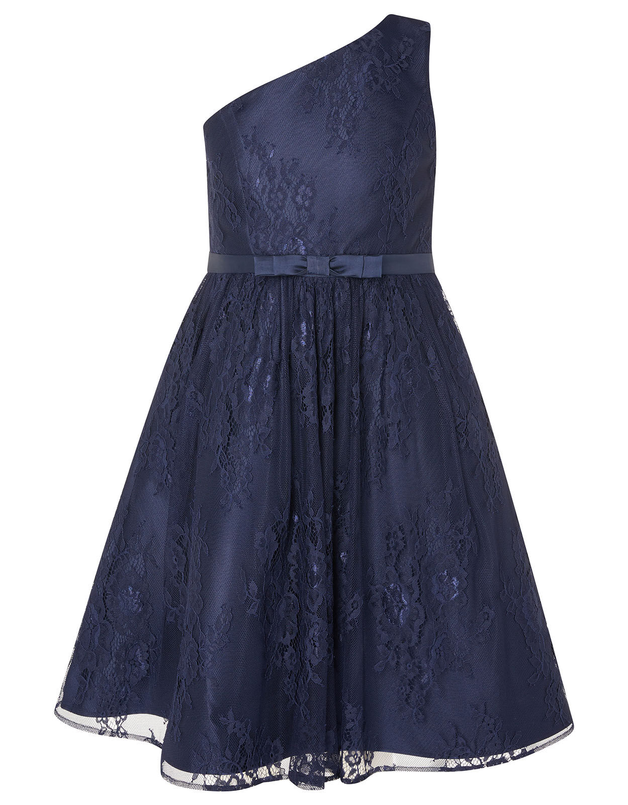 Lace One Shoulder Prom Dress Blue Girls Dresses Monsoon UK