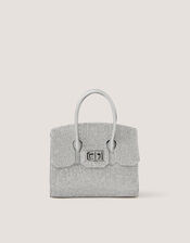 Clara Rainbow Diamant&eacute; Bag, Silver (SILVER), large