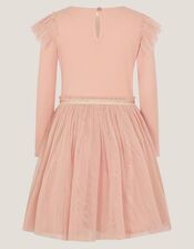 Unicorn Embellished Disco Dress, Pink (PINK), large