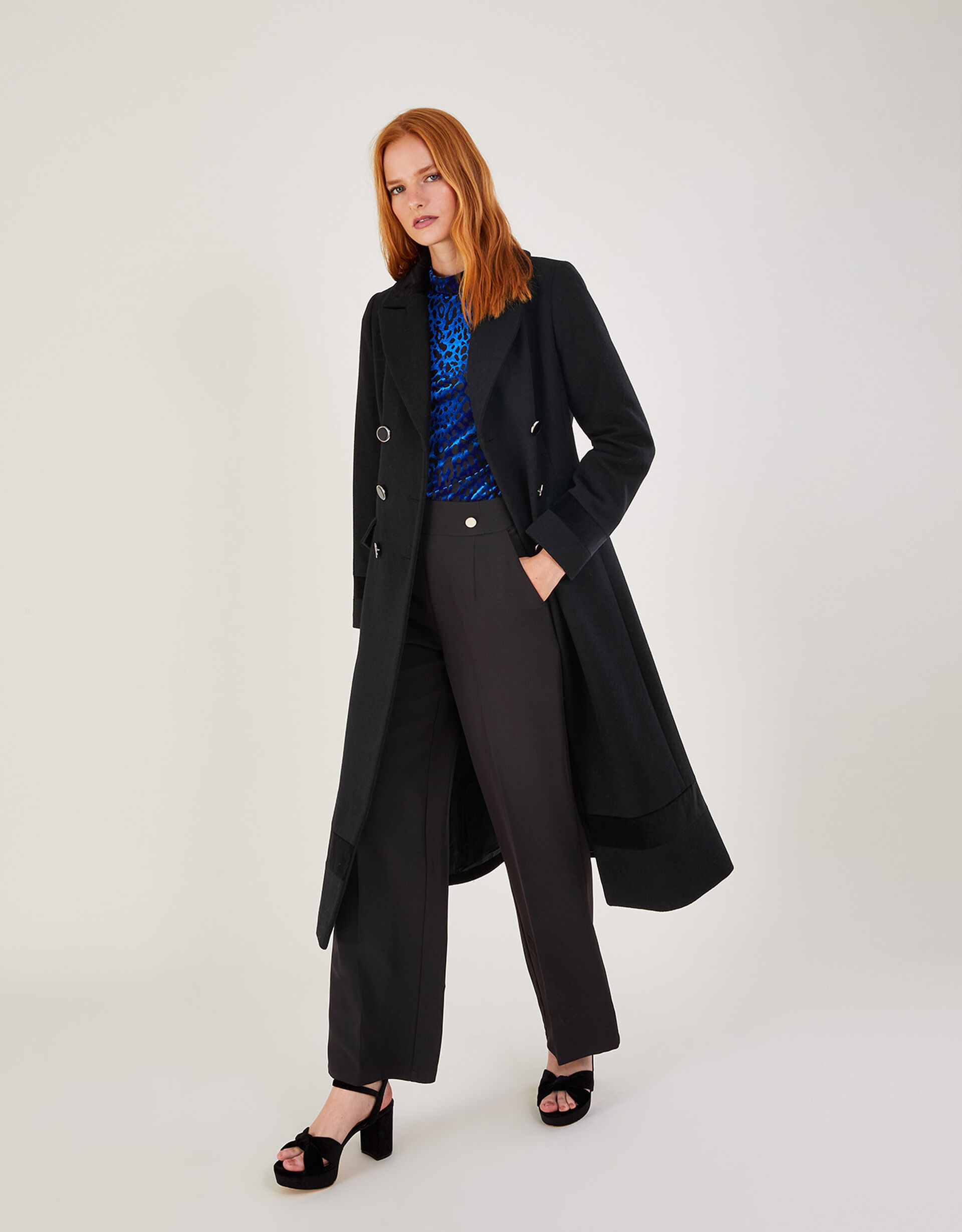 Serena Leather Coat main image 0