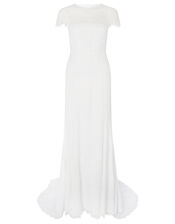 Rebecca Chantilly Lace Bridal Dress, Ivory (IVORY), large