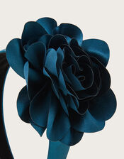 Corsage Headband, Teal (TEAL), large