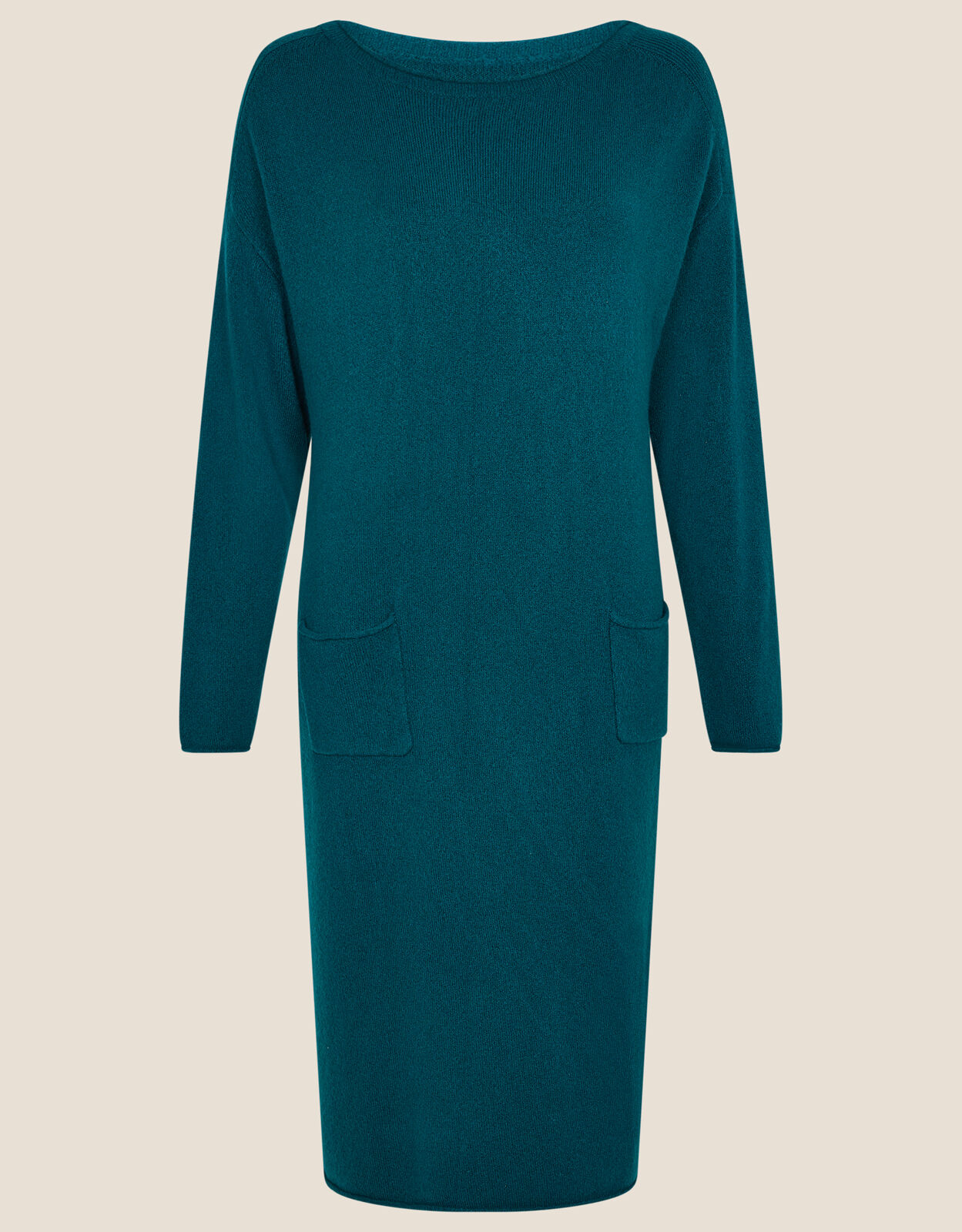 Casual Pocket Dress Teal