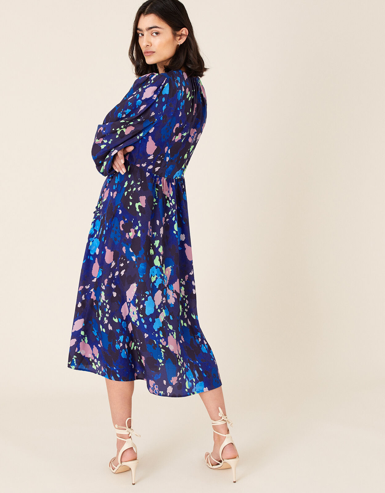 navy wrap dress uk